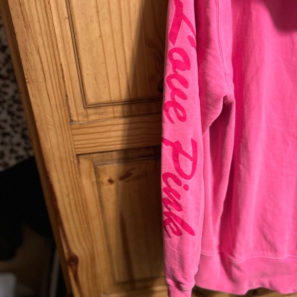 Pink by Victoria Secret Hot Pink Zip up hooded Jacket - Picture 7 of 7